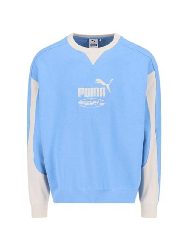 Color Block Sweatshirt Blue - PUMA - BALAAN 1