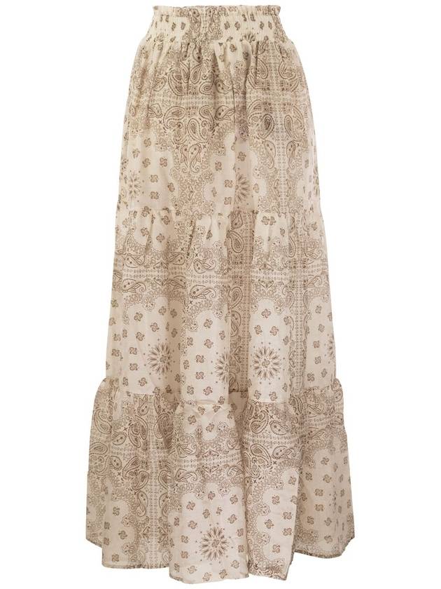 CHEYENNE - Long skirt in cotton and silk. - MC 2 SAINT BARTH - BALAAN 2