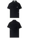 Logo Wappen Short Sleeve Polo Shirt Navy - STONE ISLAND - BALAAN 5