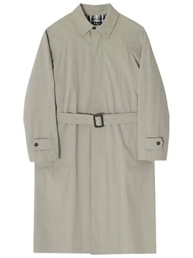 Garance Belt Single Trench Coat Putty - A.P.C. - BALAAN 5