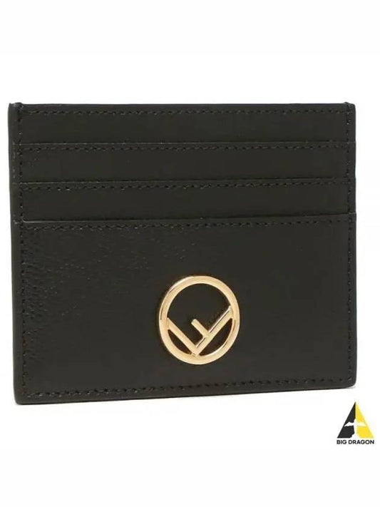Signature Gold Logo Card Wallet Black - FENDI - BALAAN 2