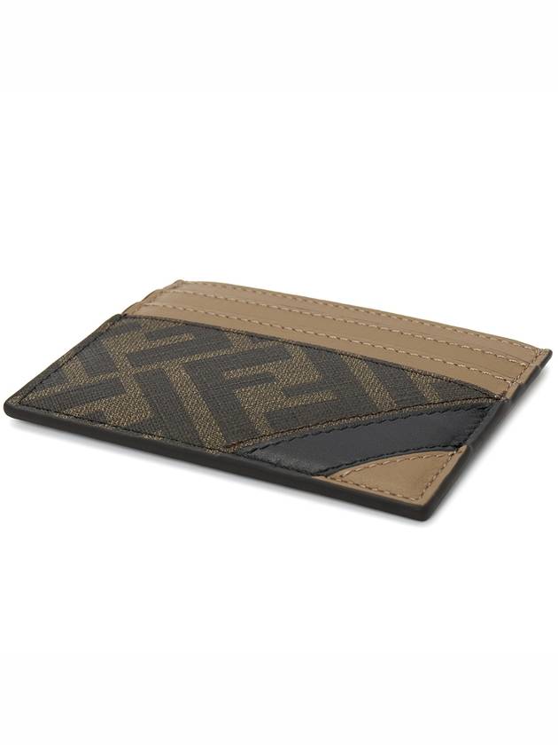 FF Logo Card Wallet Brown - FENDI - BALAAN 4