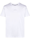 Small Logo Print Short Sleeve T-Shirt White - STONE ISLAND - BALAAN 1