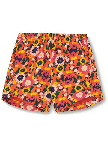 Kids Logo Pattern Short Pants Orange S24042 306BE - THE ANIMALS OBSERVATORY - BALAAN 1