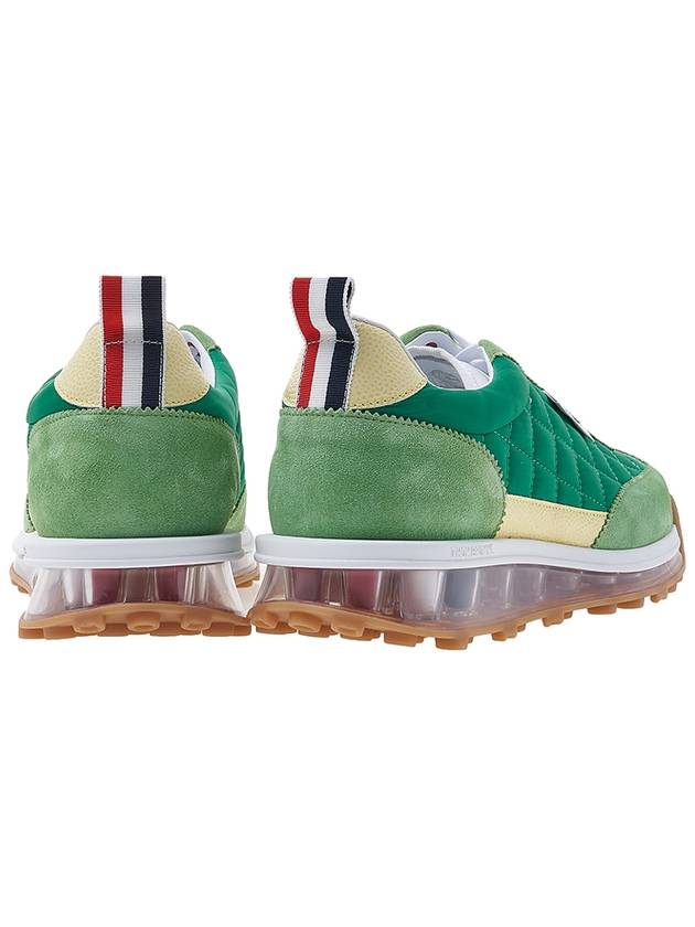 Men's Tech Runner Low Top Sneakers Green - THOM BROWNE - BALAAN 5