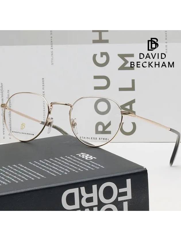 Glasses frame DB1023 F6W gold gilt frame - DAVID BECKHAM - BALAAN 2