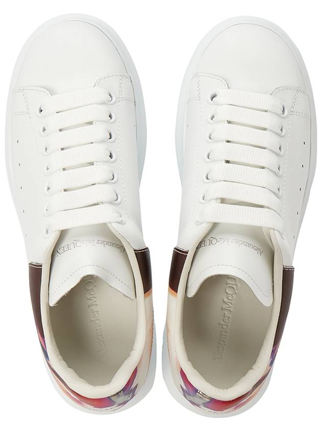 Larry Oversized Leather Low Top Sneakers White - ALEXANDER MCQUEEN - BALAAN 3