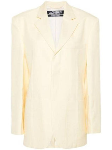 Outerwear 213JA101 1359 205 YELLOW - JACQUEMUS - BALAAN 1