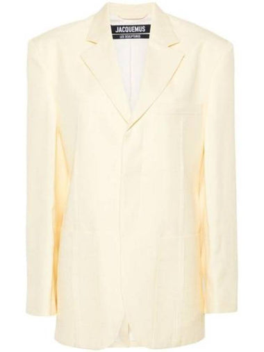 Outerwear 213JA101 1359 205 YELLOW - JACQUEMUS - BALAAN 1