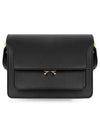 Trunk Medium Calfskin Shoulder Bag Black - MARNI - BALAAN 2