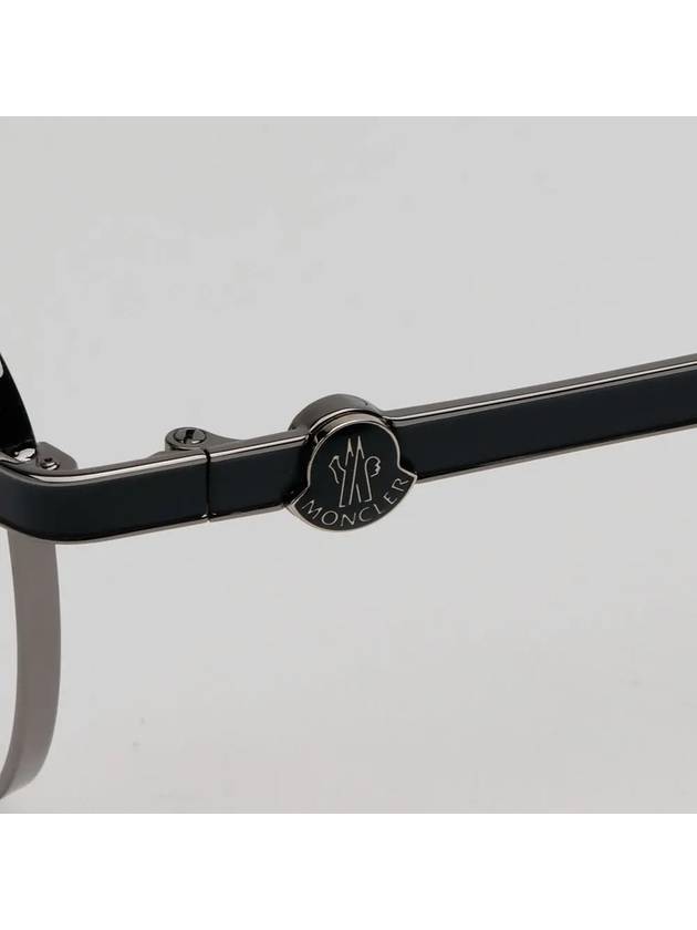 Eyewear Square Frame Eyeglasses Shiny Gunmetal - MONCLER - BALAAN 6