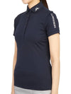 Women's Tour Tech Golf Polo Navy - J.LINDEBERG - BALAAN 3