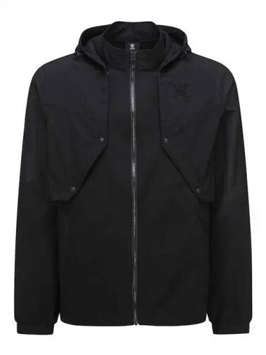 Anew M Layered Hooded Sweatshirt Hoodie JK BK Domestic Product GQCY24020771821 - ANEWGOLF - BALAAN 1