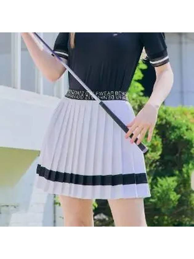 Color matching pleats white black - BENECIA12 - BALAAN 2