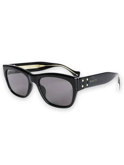 Rectangular Frame Sunglasses Black - GUCCI - BALAAN 2