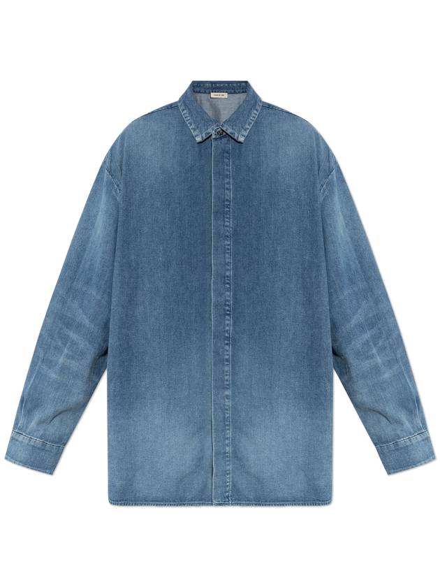 Fear Of God Denim Shirt, Women's, Blue - FEAR OF GOD - BALAAN 1