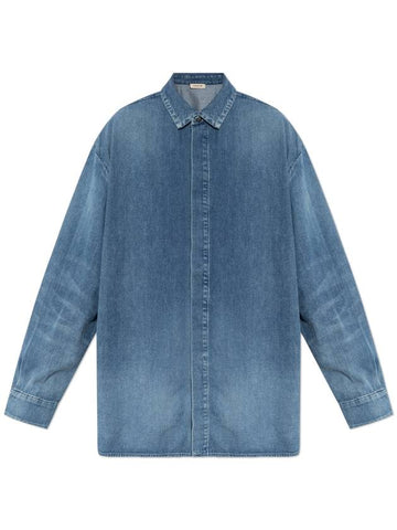 Fear Of God Denim Shirt, Women's, Blue - FEAR OF GOD - BALAAN 1