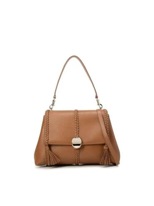 Penelope Leather Shoulder Bag Brown - CHLOE - BALAAN 2