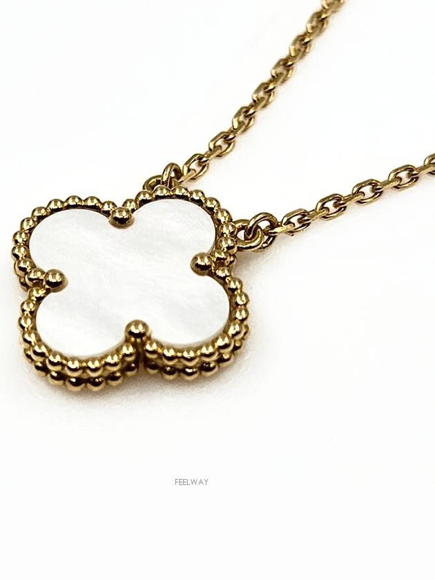 Van Klip Arpels Vintage Alhambra Necklace - VANCLEEFARPELS - BALAAN 3