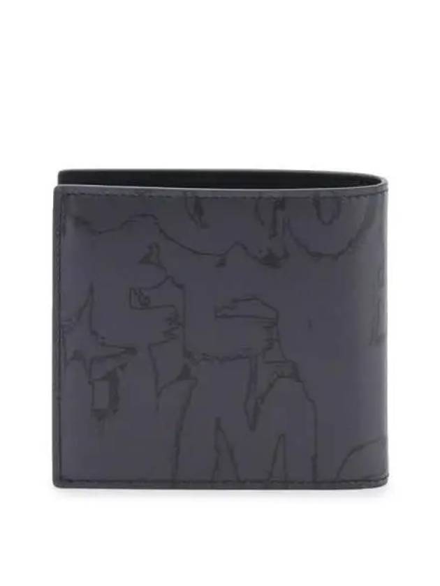 24 ss Graffiti Bifold Wallet 602137 1AAQ4 1000 B0230978037 - ALEXANDER MCQUEEN - BALAAN 4