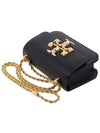 Eleanor Convertible Small Shoulder Bag Black - TORY BURCH - BALAAN 5