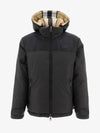 Check Reversible Hooded Padding Beige - BURBERRY - BALAAN 4