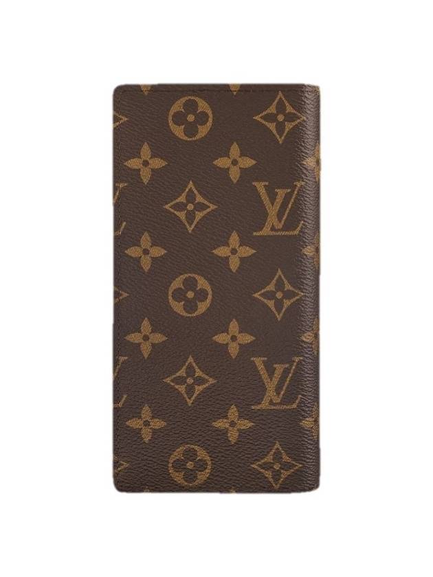 Brazza Monogram Long Wallet Brown - LOUIS VUITTON - BALAAN 3