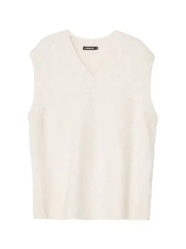 Harrie V-Neck Vest Cloud White - J.LINDEBERG - BALAAN 2