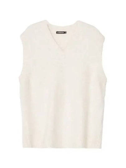 Harrie V-Neck Vest Cloud White - J.LINDEBERG - BALAAN 2