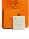 Mini Pop H Pendant Rose Gold & Blanc - HERMES - BALAAN 2