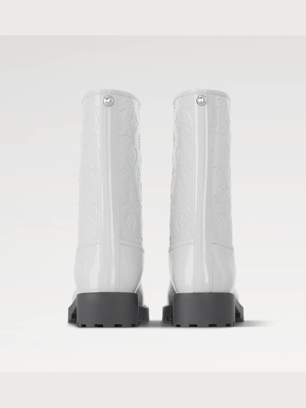 Drops Flat Half Rain Boots Gray - LOUIS VUITTON - BALAAN 4