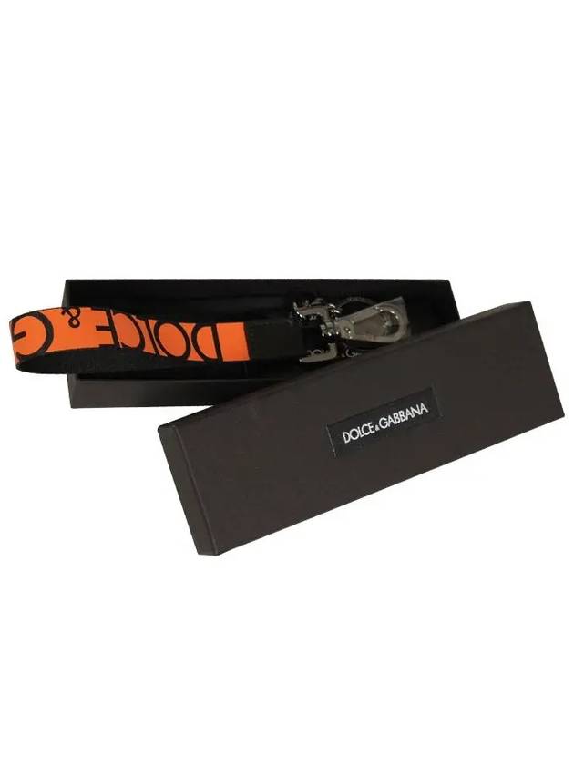 Logo Keyholder Orange Black - DOLCE&GABBANA - BALAAN 6