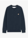 Fox Head Patch Classic Sweatshirt Navy Melange - MAISON KITSUNE - BALAAN 7