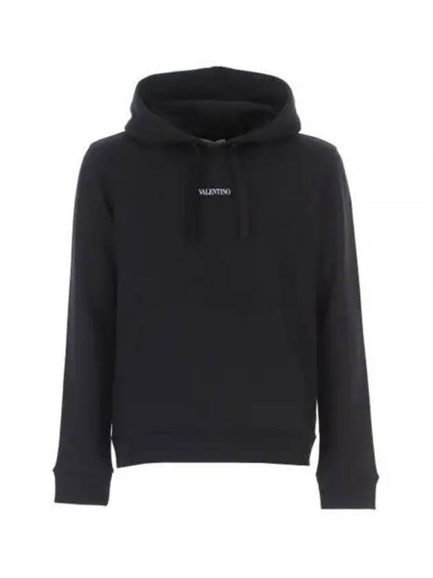 Logo Hoodie Black - VALENTINO - BALAAN 2