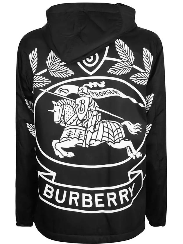 Stanford EKD Print Hooded Jacket Black - BURBERRY - BALAAN 2