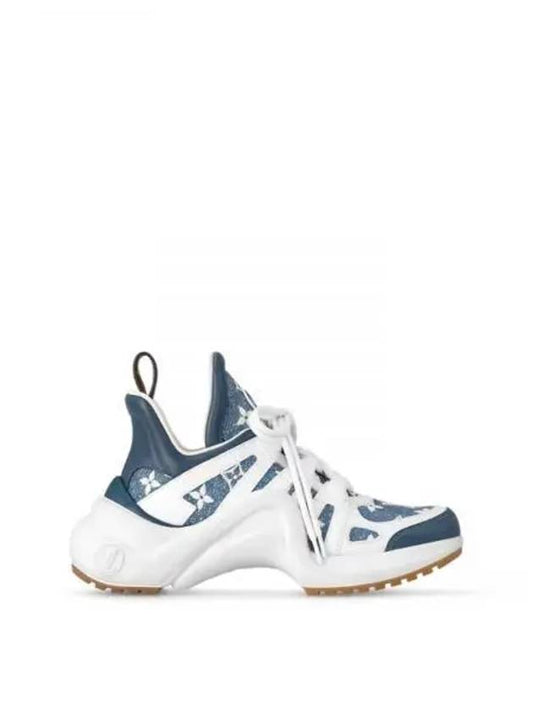 LV Archlight Low Top Sneakers White Blue - LOUIS VUITTON - BALAAN 2