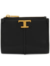 T Timeless Half Wallet Black - TOD'S - BALAAN 2