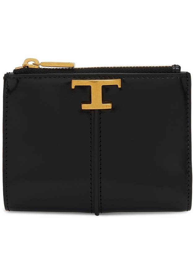 T Timeless Half Wallet Black - TOD'S - BALAAN 2