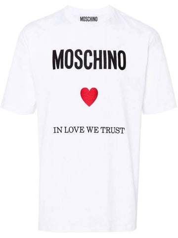 Moschino T-Shirt With Embroidery - MOSCHINO - BALAAN 1