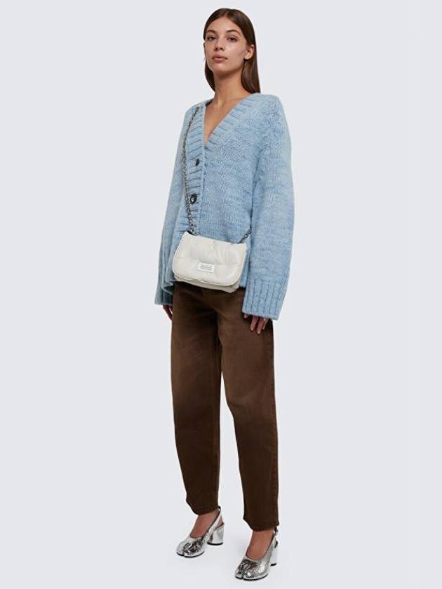 Botanical Dyed V-Neck Knit Cardigan Pale Blue - MAISON MARGIELA - BALAAN 2