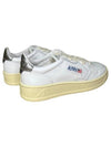 Medalist Silver Tab Low Top Sneakers White - AUTRY - BALAAN 4