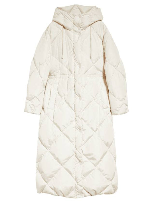 Women s Mirano Water Repellant Taffeta Down Padding Optical White - MAX MARA - BALAAN 1