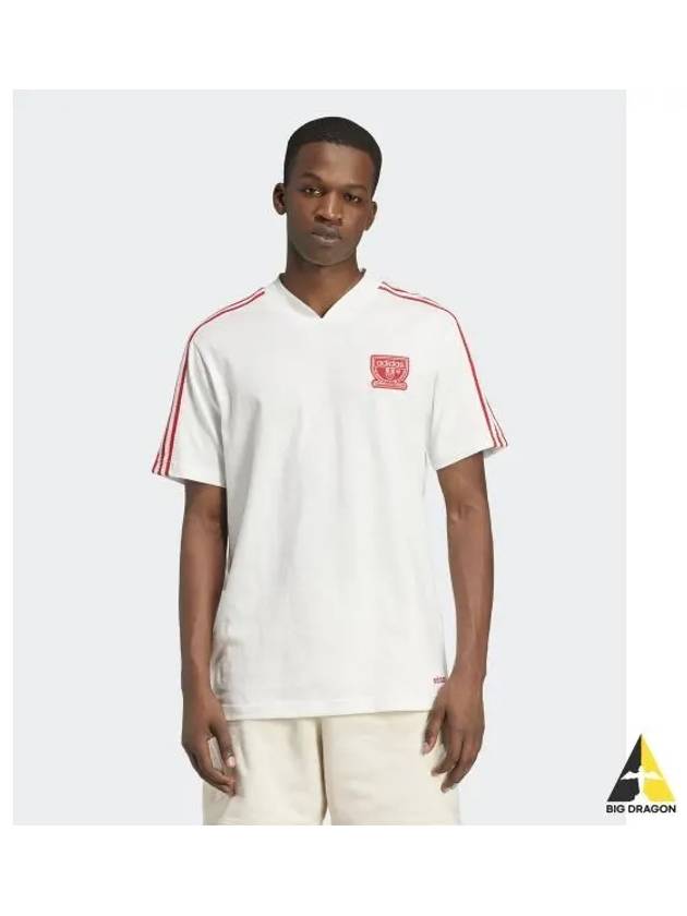 adidas graphic tee white red IX9633 - ADIDAS - BALAAN 1