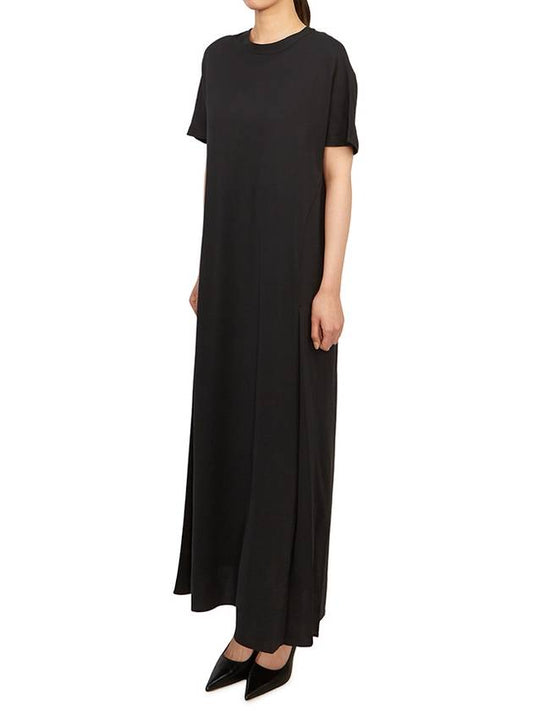 Women s short sleeve long dress KAPLAN SNW 1325 DARKEST NAVY - STUDIO NICHOLSON - BALAAN 2