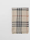 London Check Reversible Stone Light Green Scarf 8079750 - BURBERRY - BALAAN 3