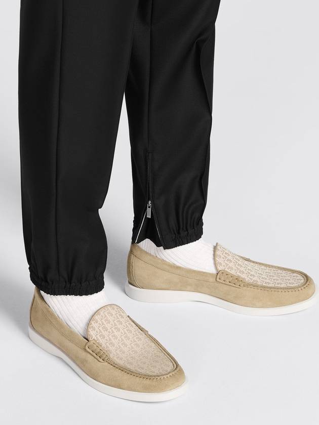 Granville Oblique Jacquard Suede Loafer Beige - DIOR - BALAAN 4