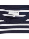 Fox Head Patch Regular Marin Long Sleeve T Shirt Navy Stripes - MAISON KITSUNE - BALAAN 5