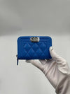 Boy Zipper Doll Blue Caviar Silver A80602 - CHANEL - BALAAN 7