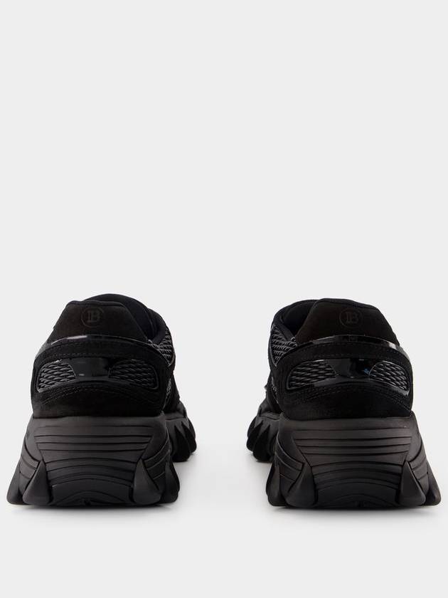 B-East Sneakers - Balmain - Leather - Black - BALMAIN - BALAAN 3