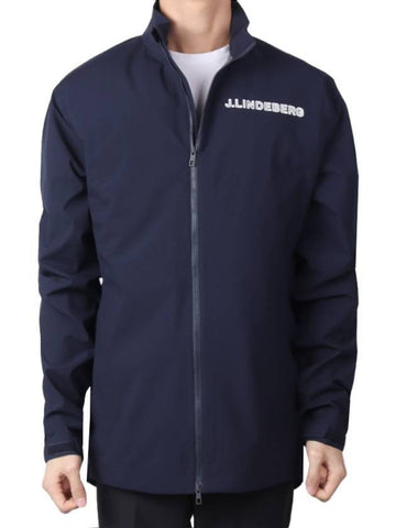 Men's Bridge Padded Rain Jacket Navy - J.LINDEBERG - BALAAN 1